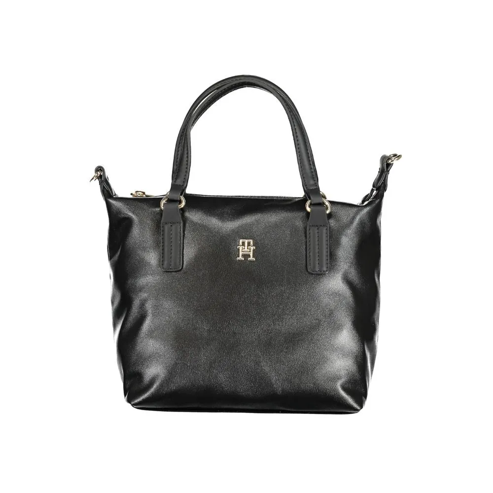 Black Polyester Handbag sold by Louxly