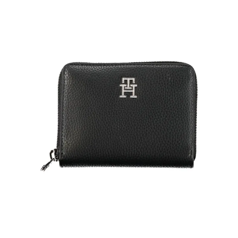 Elegant Black Polyethylene Wallet sold by Louxly