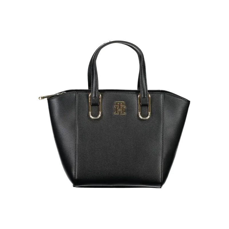 Black Polyethylene Handbag sold by Louxly