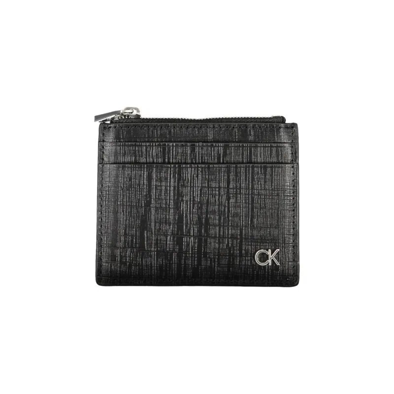 Sleek Leather Card Holder with Zip Closure sold by Louxly