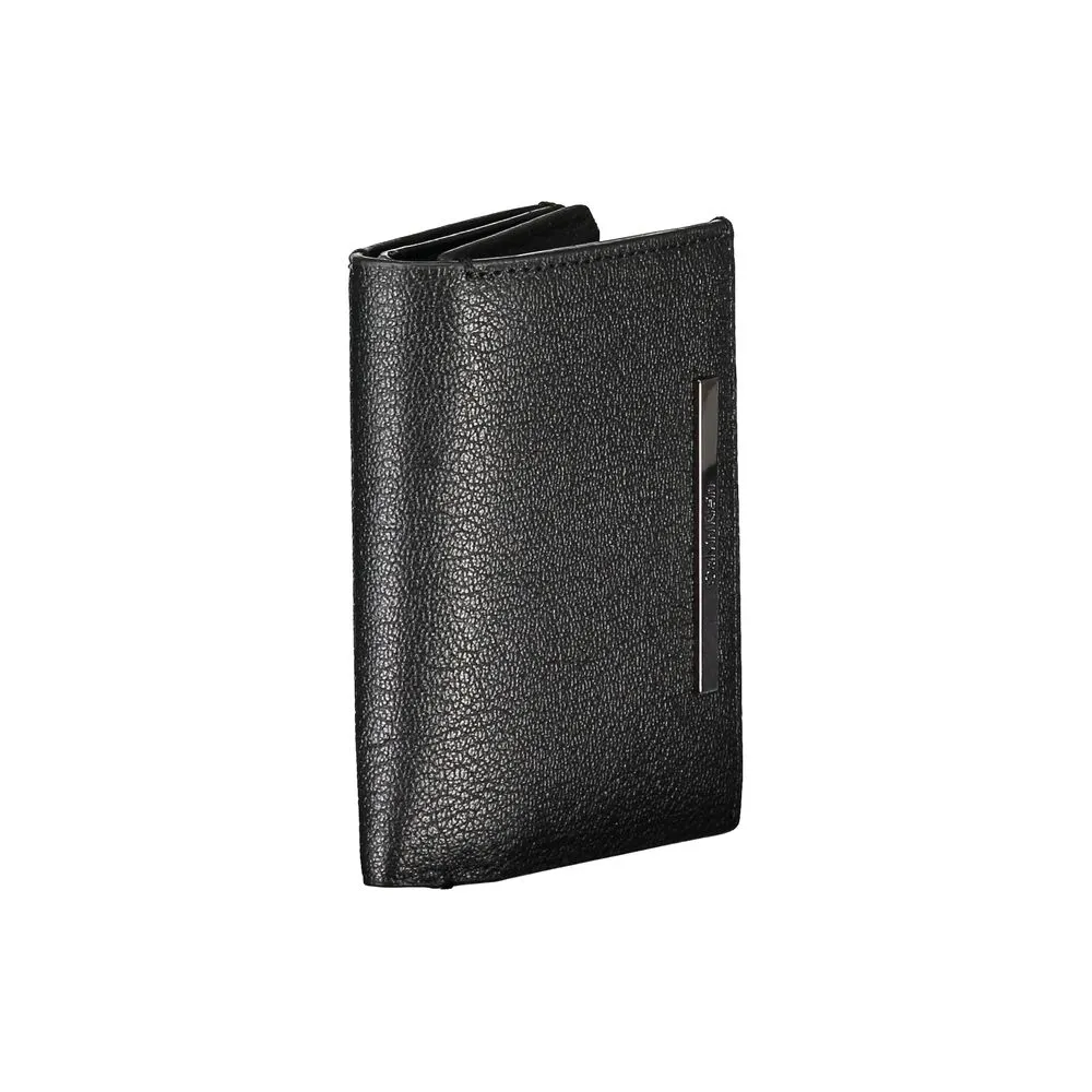 Sleek Black Leather Wallet with Coin Purse sold by Louxly product image thumbnail 3