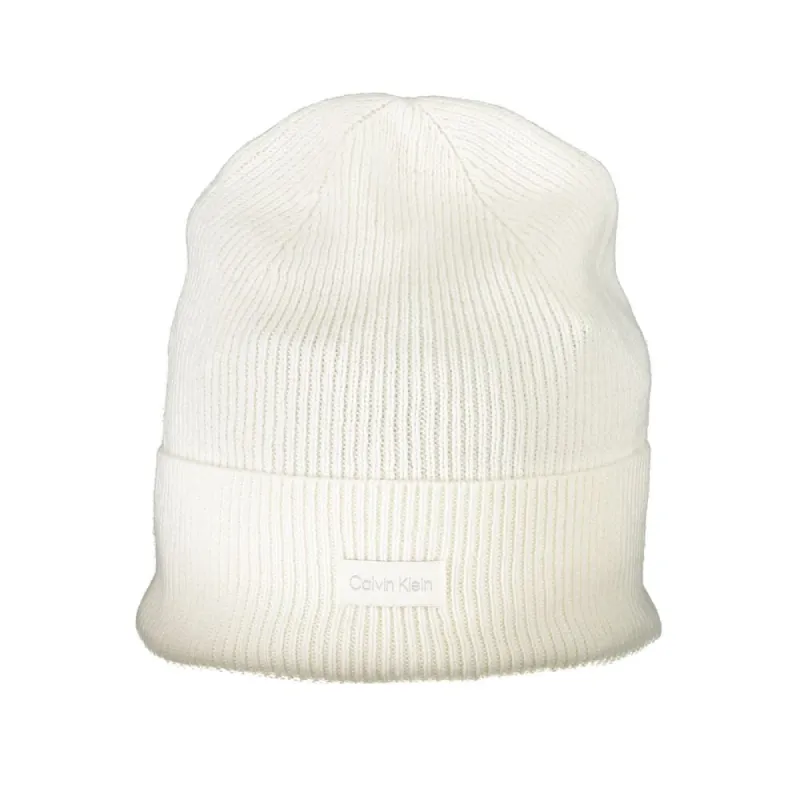 White Cotton Hat made by Calvin Klein