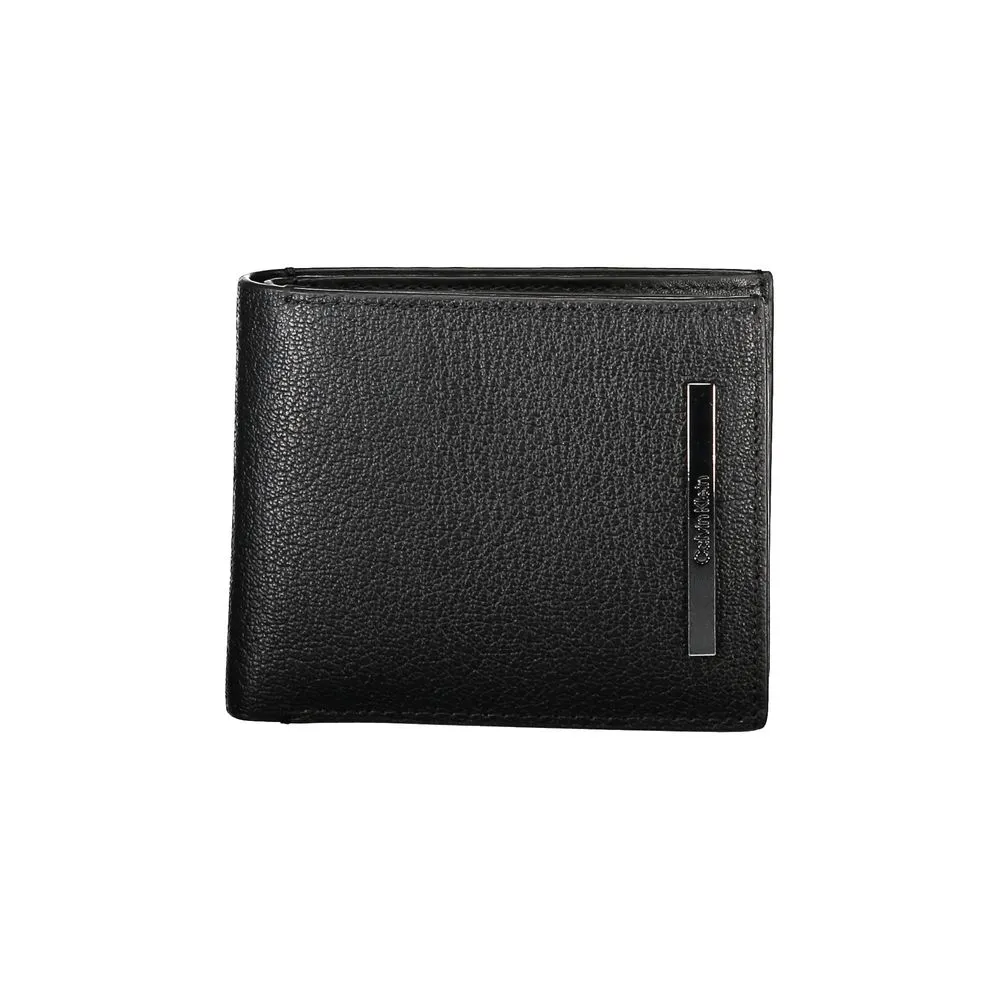 Elegant Black Leather Wallet with RFID Block sold by Louxly