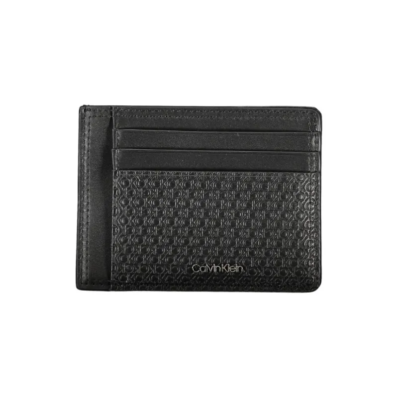 Sleek Black Leather Coin Purse with Card Holder sold by Louxly