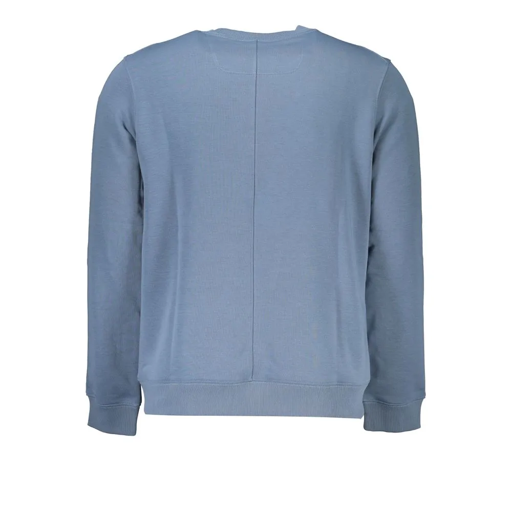 Sleek Blue Crew Neck Sporty Sweatshirt sold by Louxly product image thumbnail 2