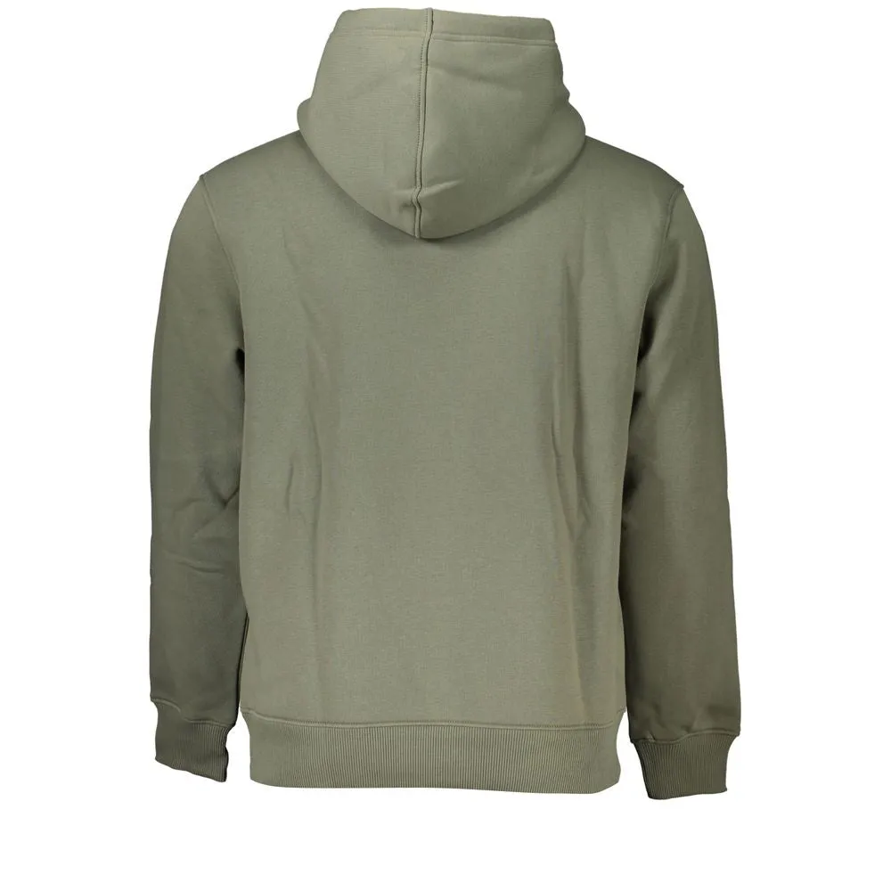 Chic Green Fleece Hooded Sweatshirt sold by Louxly product image thumbnail 2