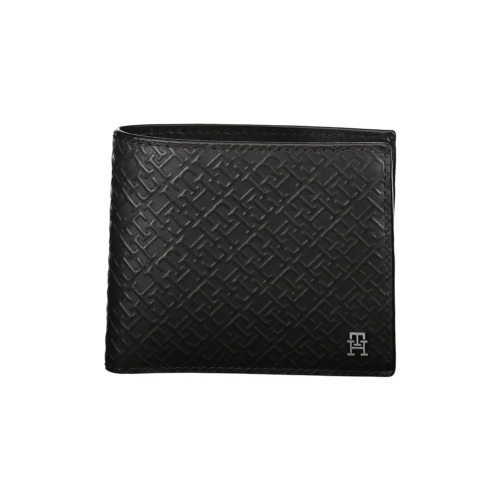 Elegant Black Leather Wallet with Multi-Compartments sold by Louxly