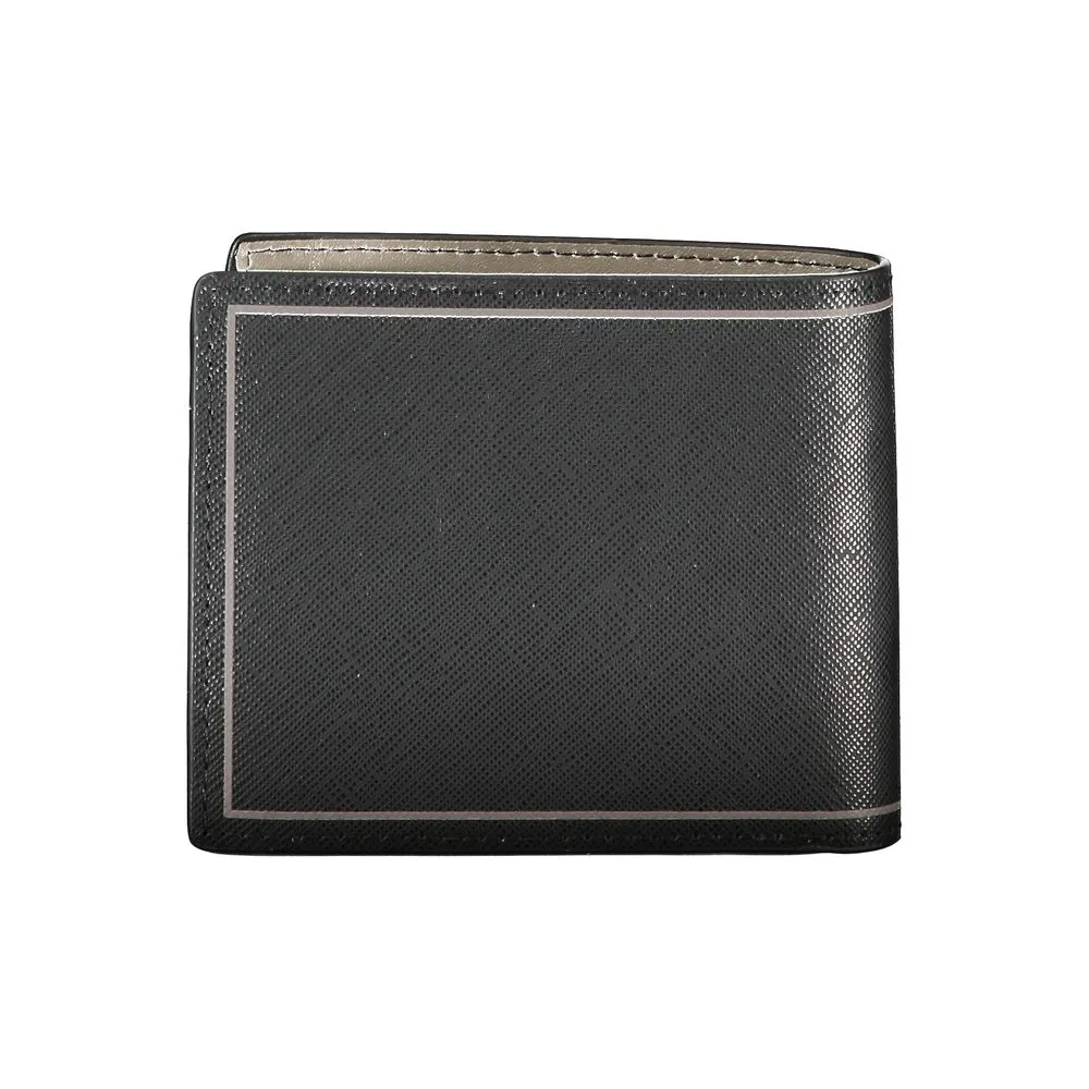 Elegant Black Leather Dual-Compartment Wallet sold by Louxly product image thumbnail 2