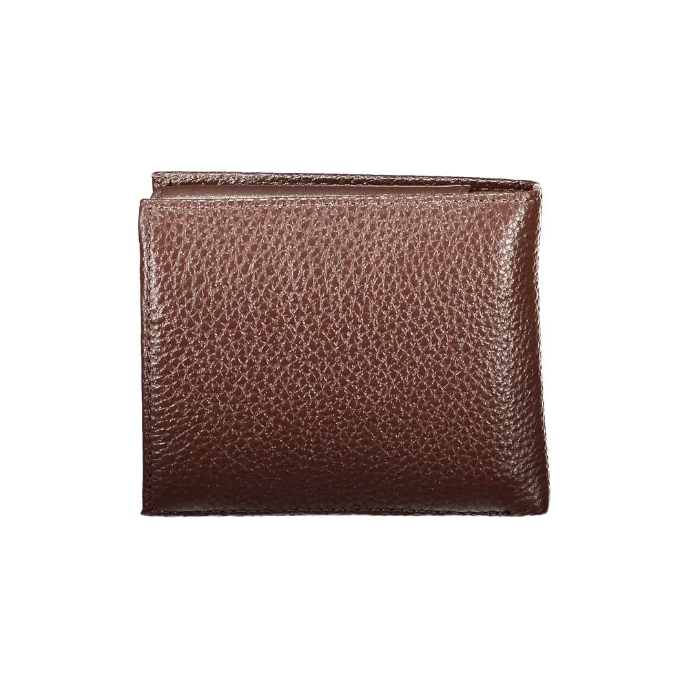 Elegant Brown Leather Bifold Wallet sold by Louxly