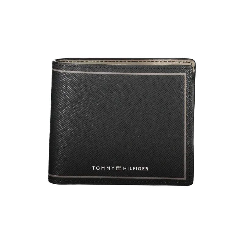 Elegant Black Leather Bifold Wallet sold by Louxly