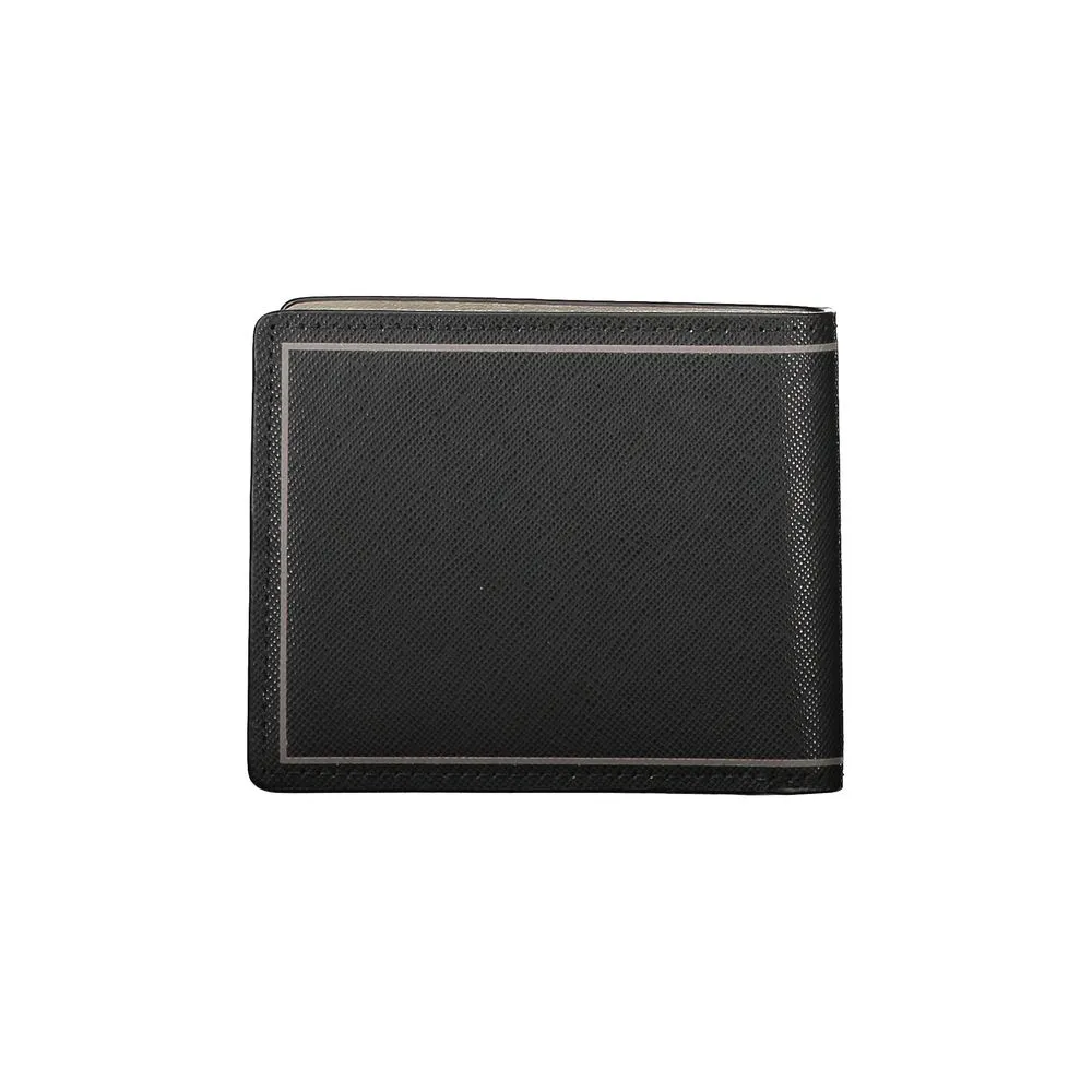 Black Leather Double Card Wallet sold by Louxly product image thumbnail 2
