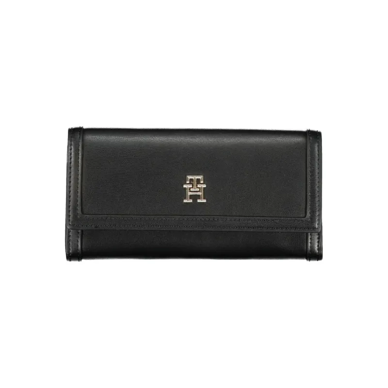 Elegant Black Dual-Compartment Wallet sold by Louxly