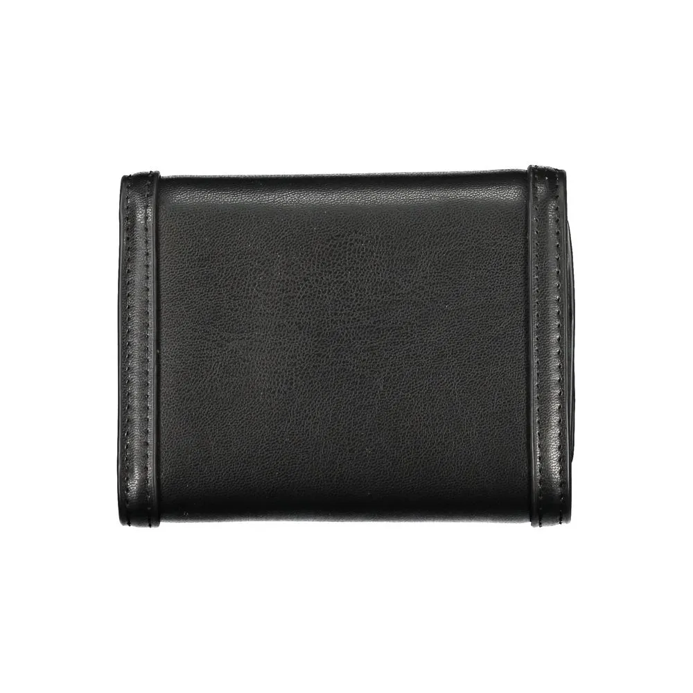 Sleek Black Double-Spaced Wallet with Logo sold by Louxly product image thumbnail 2