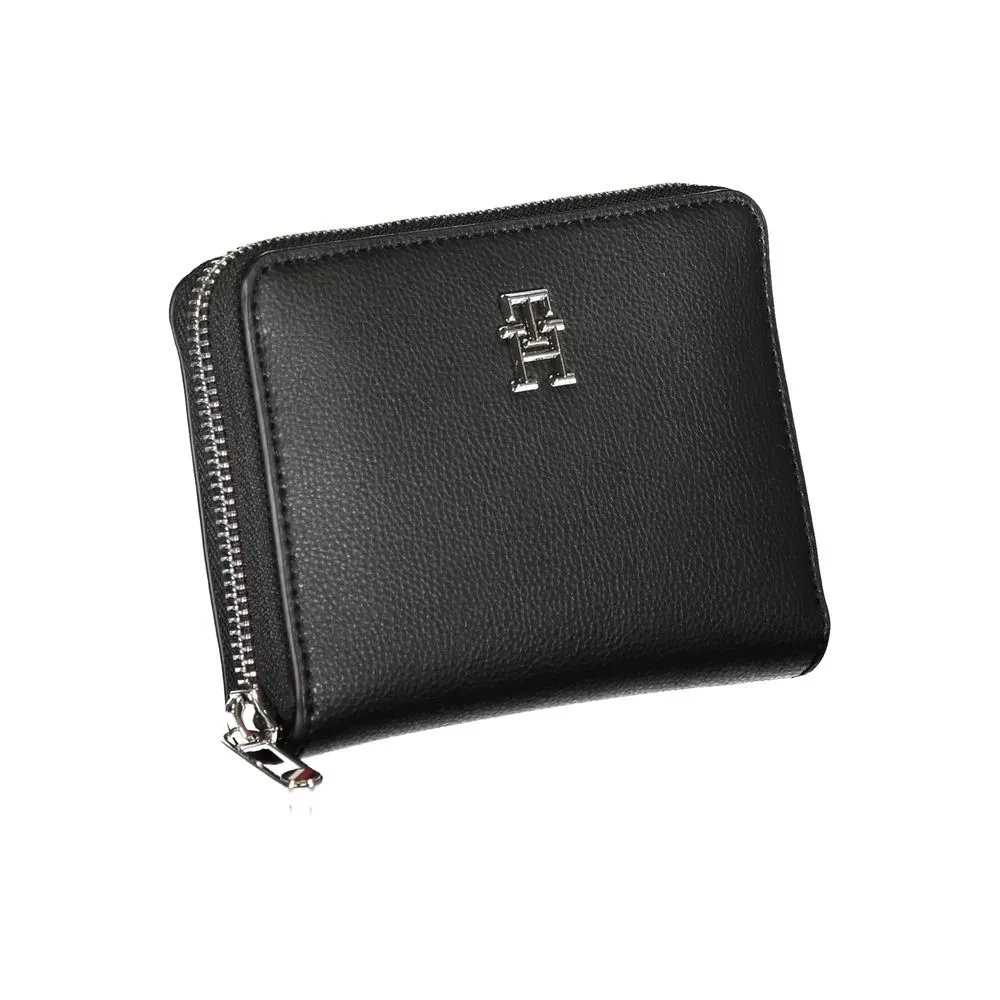 Elegant Black Zip Wallet with Multiple Compartments sold by Louxly product image thumbnail 3