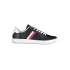Sleek Blue Lace-Up Sneakers with Contrast Details sold by Louxly