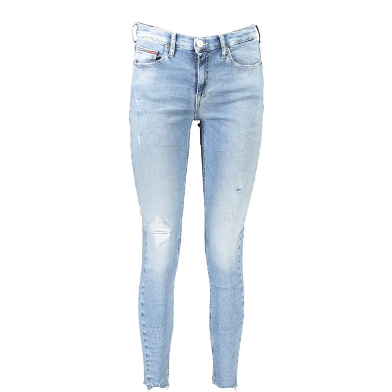 Light Blue Cotton Jeans & Pant sold by Louxly