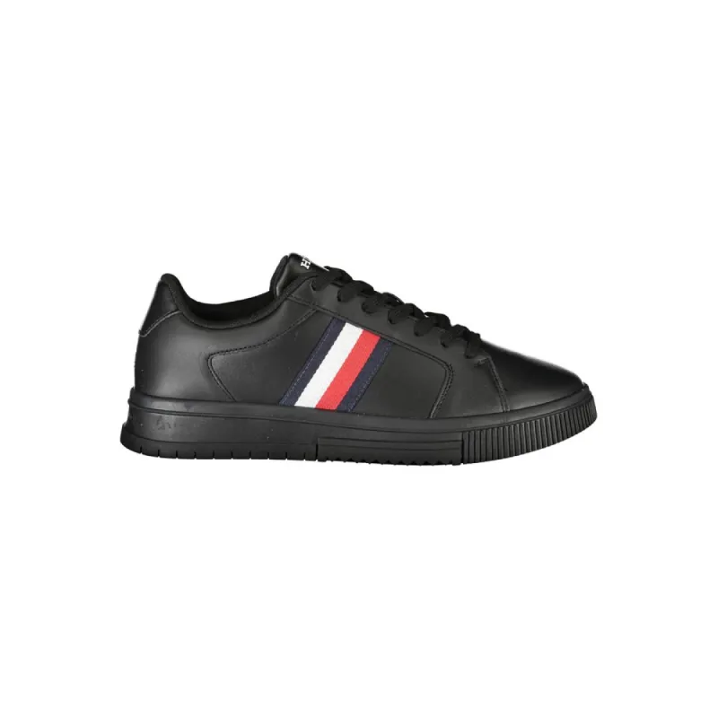 Black Leather Men Sneaker sold by Louxly