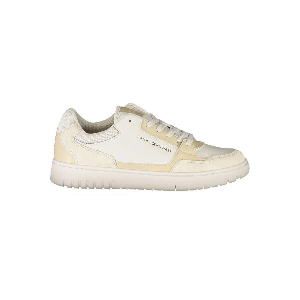 Beige Polyethylene Men Sneaker sold by Louxly