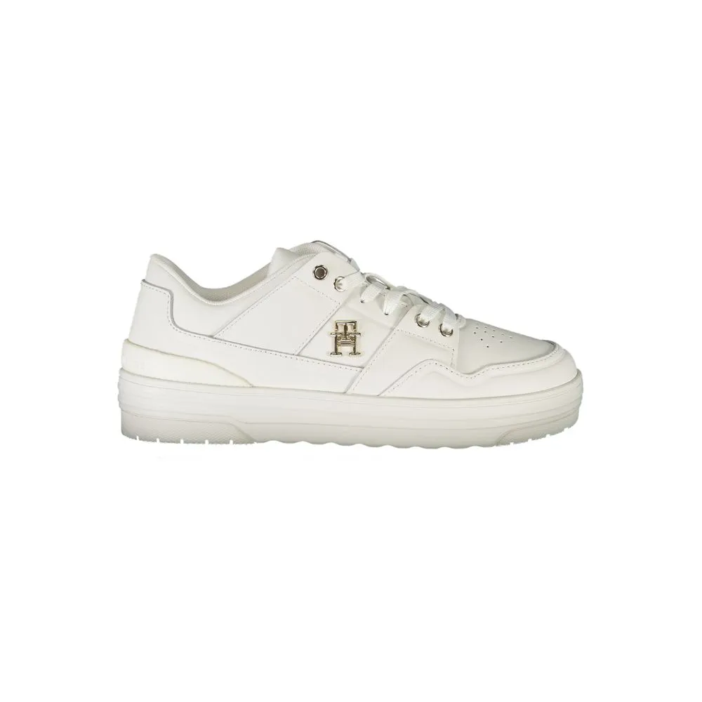 White Leather Women Sneaker sold by Louxly
