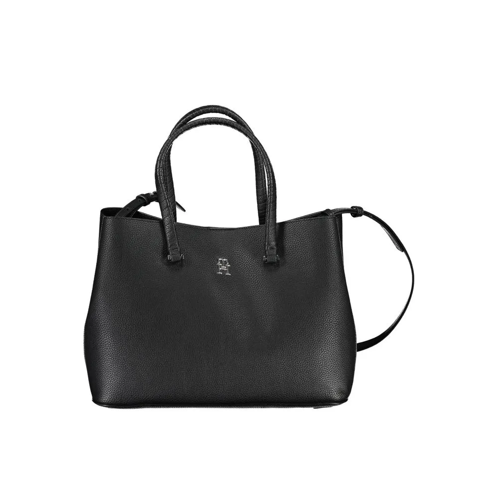 Black Polyethylene Handbag sold by Louxly