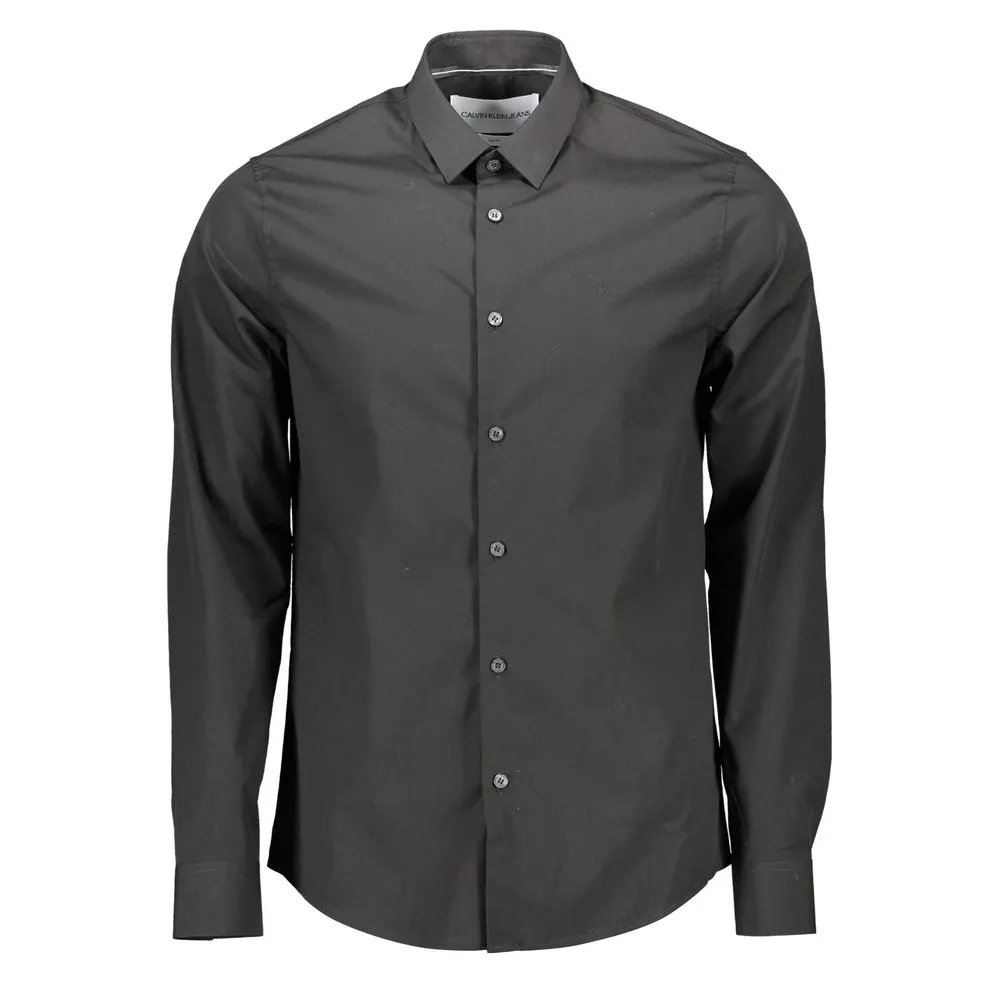 Sleek Slim Fit Long Sleeve Italian Collar Shirt sold by Louxly