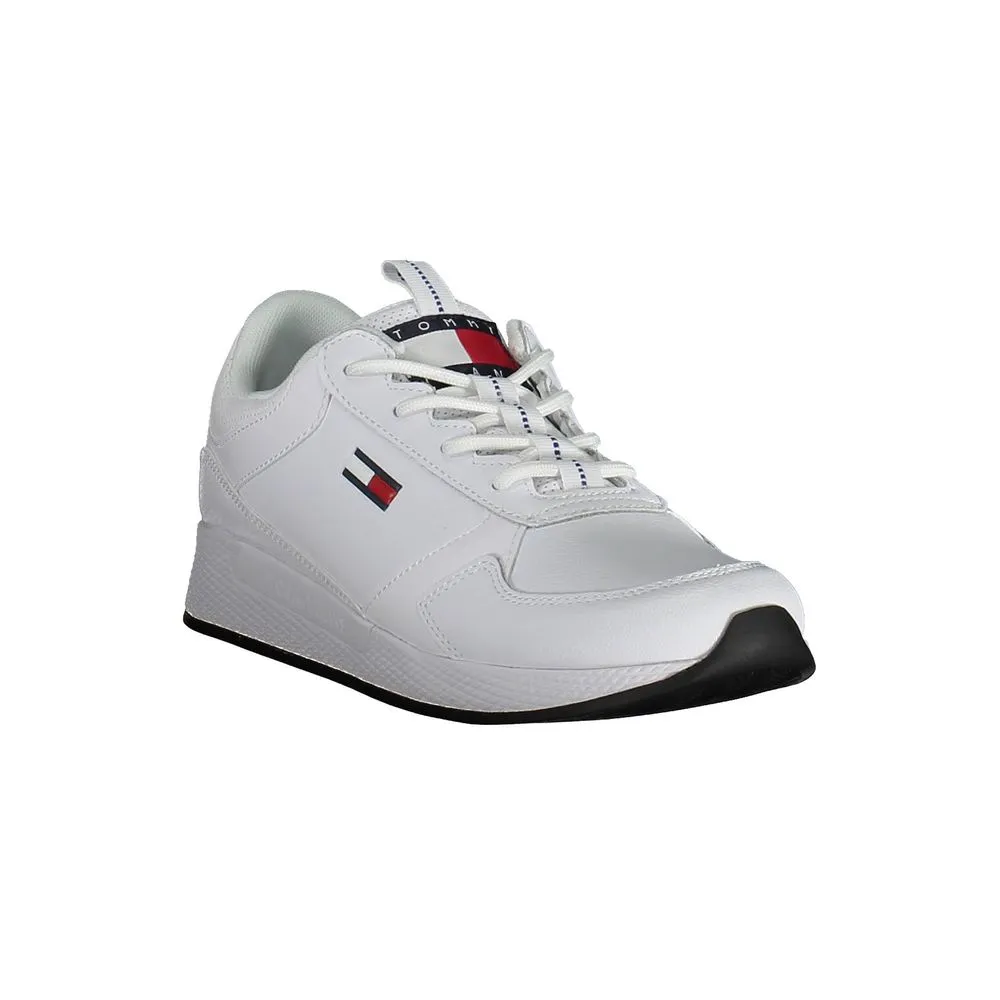 White Polyethylene Men Sneaker sold by Louxly product image thumbnail 2
