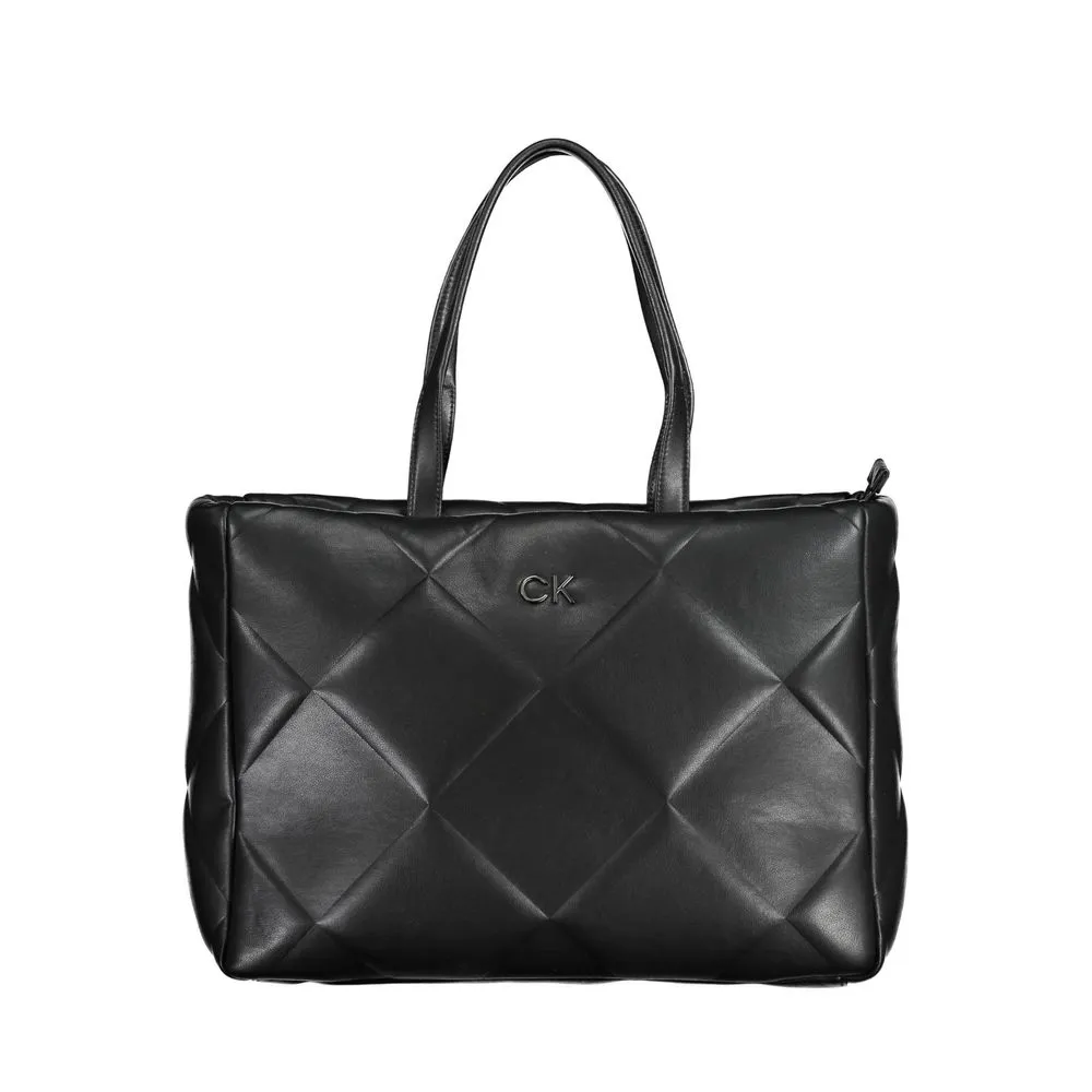 Black Polyester Handbag sold by Louxly