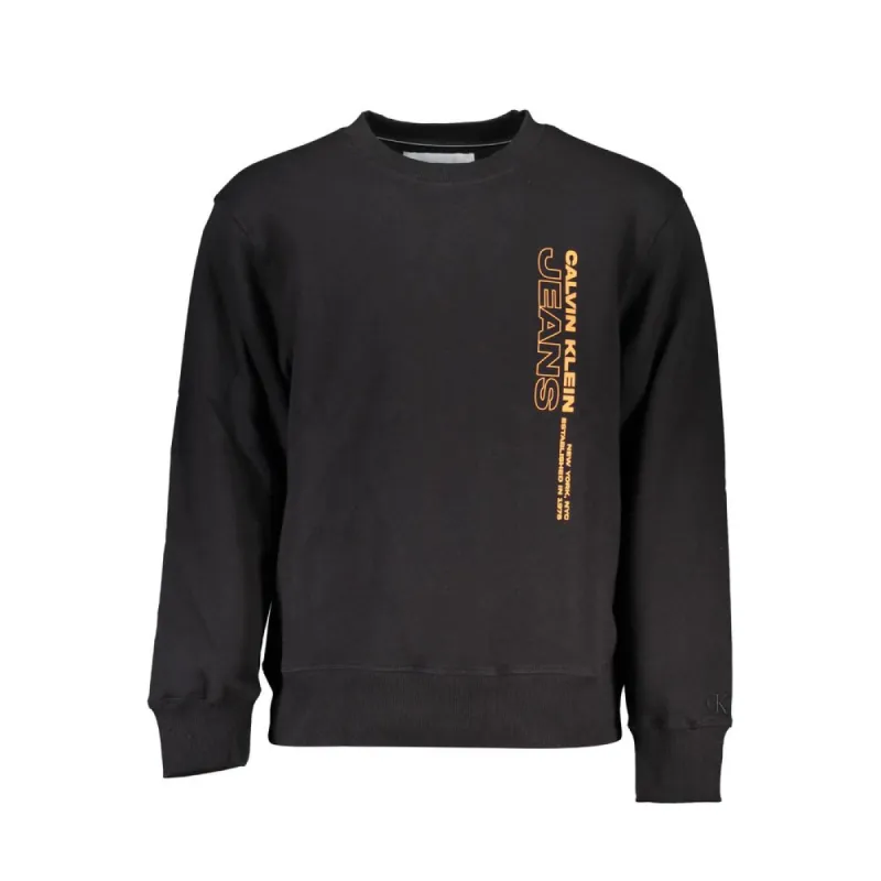 Sleek Cotton-Blend Crew Neck Sweater made by Calvin Klein