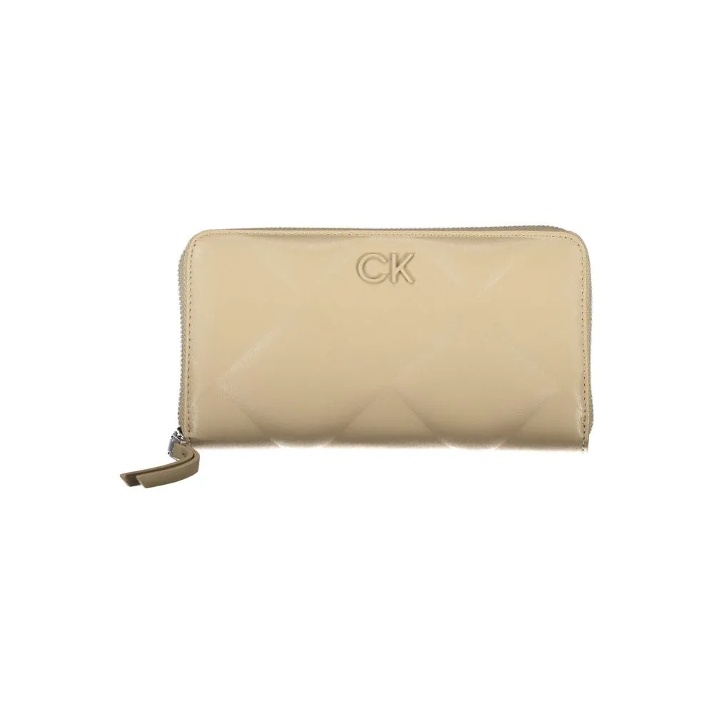 Elegant Beige Multi-Compartment RFID Wallet sold by Louxly