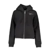 Sleek Hooded Fleece Sweatshirt with Embroidery sold by Louxly