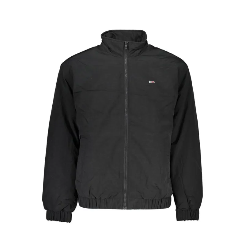 Black Polyester Men Jacket sold by Louxly