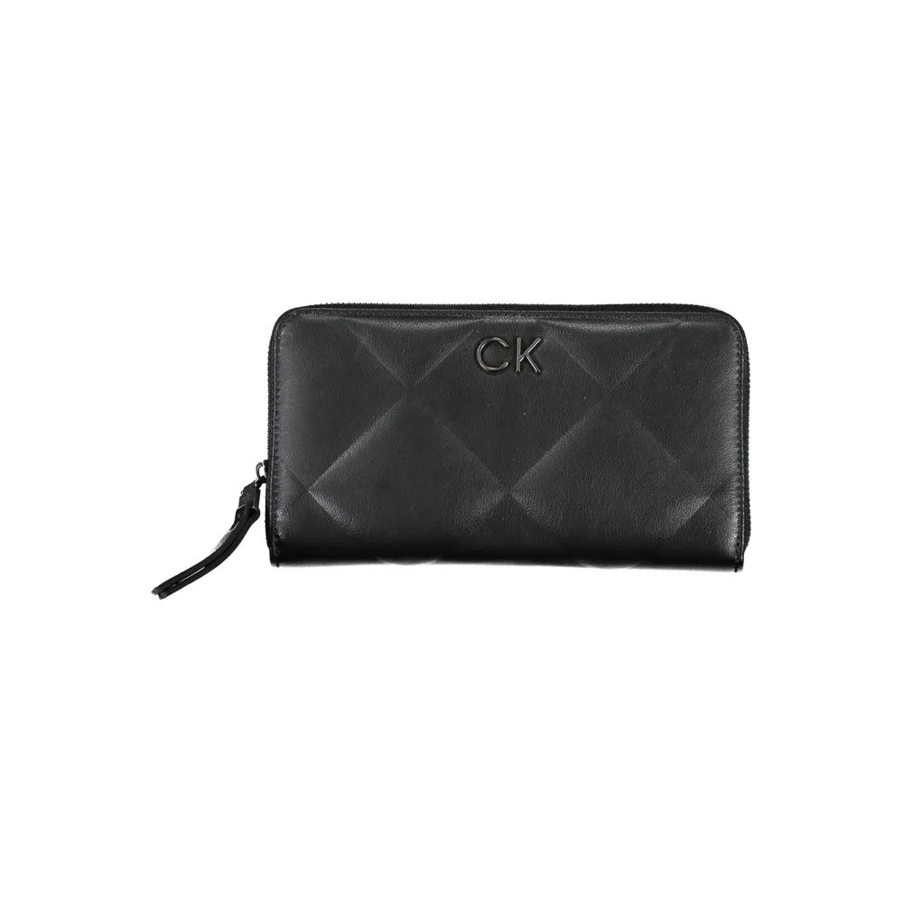 Sleek Black RFID Blocking Wallet with Logo sold by Louxly