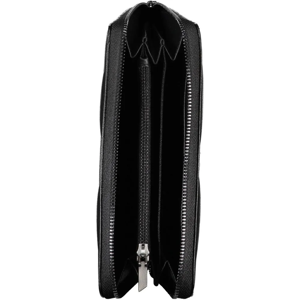 Sleek Black RFID Blocking Wallet with Logo sold by Louxly product image thumbnail 2