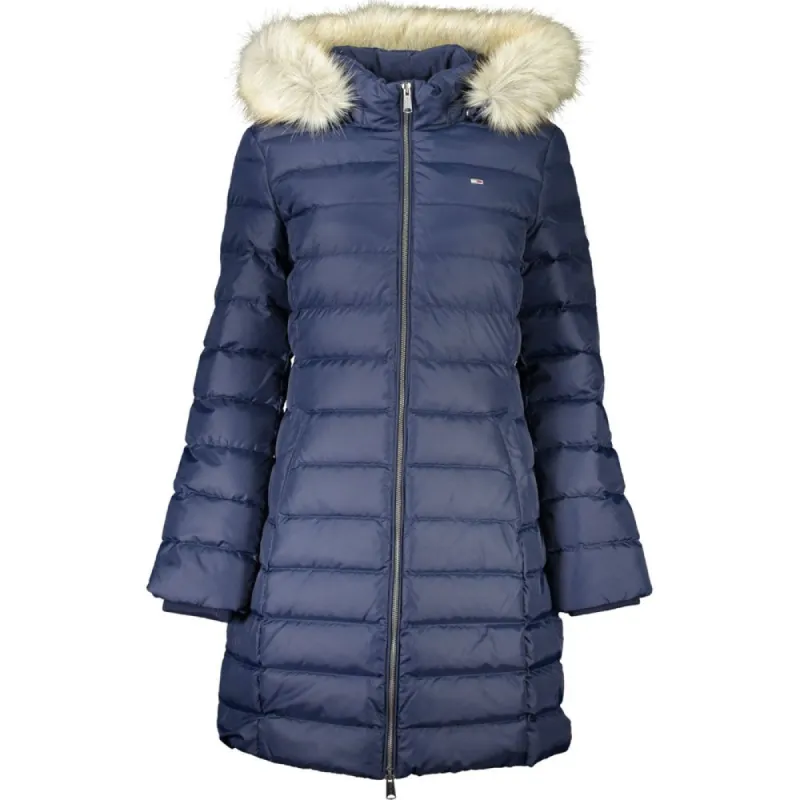 Blue Polyester Women Jacket sold by Louxly