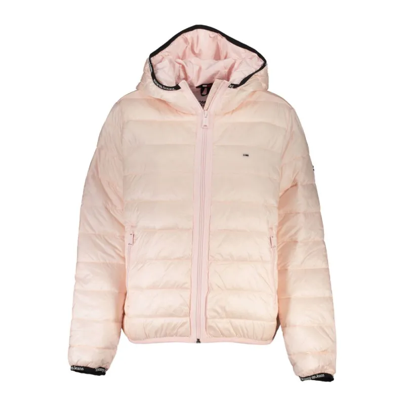 Pink Polyester Women Jacket sold by Louxly