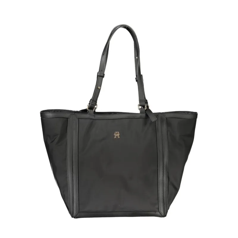 Black Polyester Handbag sold by Louxly