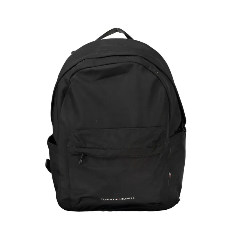 Black Polyester Men Backpack sold by Louxly