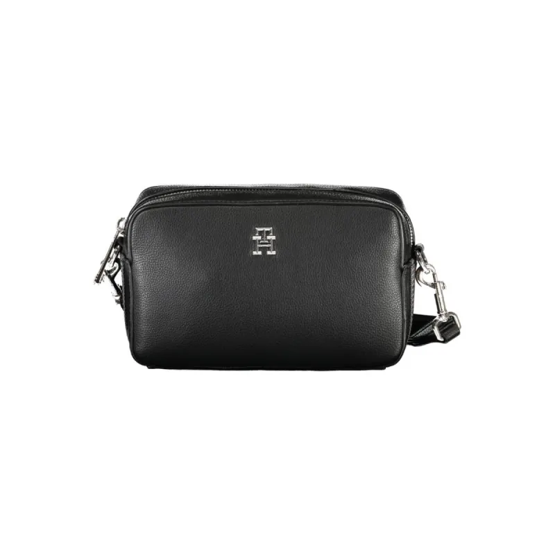 Black Polyester Handbag sold by Louxly