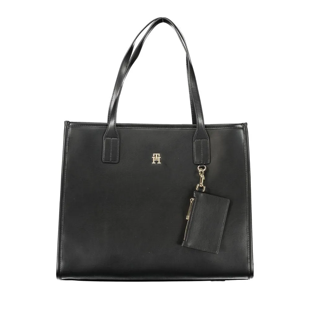 Black Polyethylene Handbag sold by Louxly