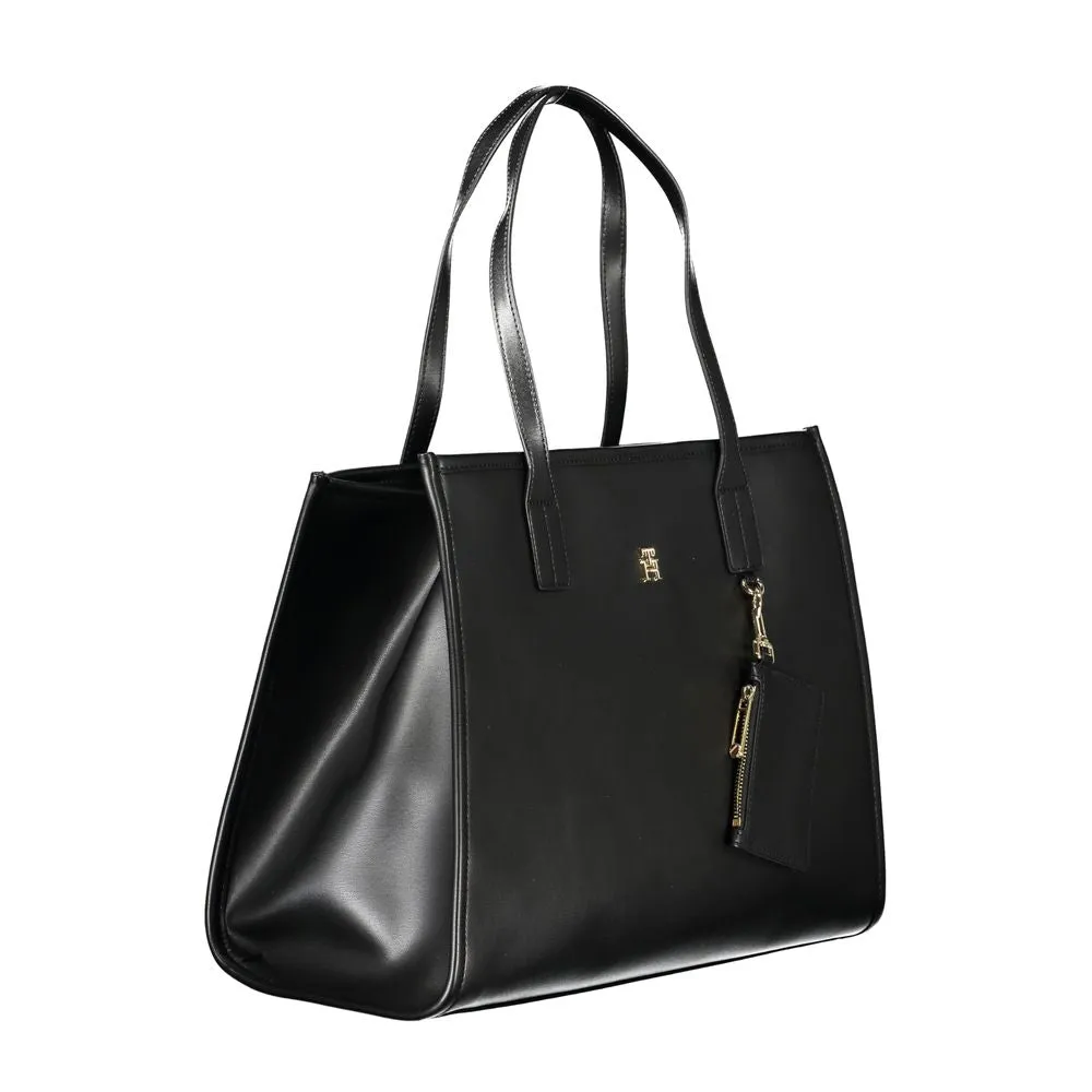 Black Polyethylene Handbag sold by Louxly product image thumbnail 3