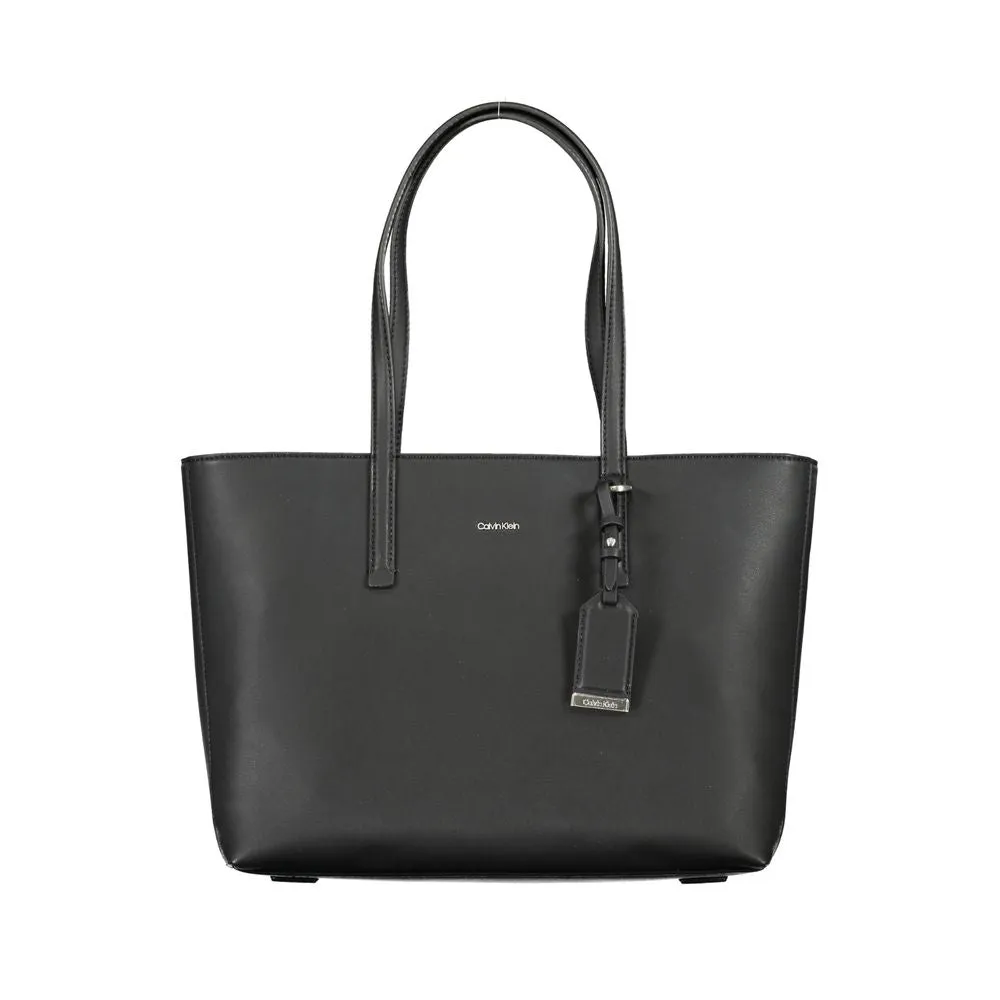 Black Polyester Handbag sold by Louxly