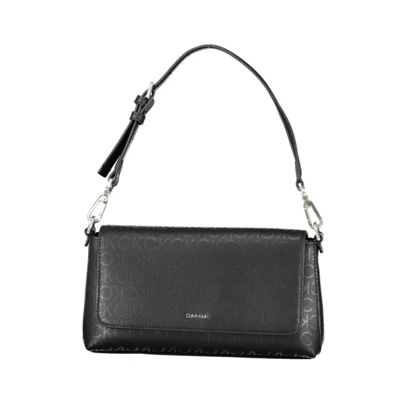 Black Polyester Handbag sold by Louxly