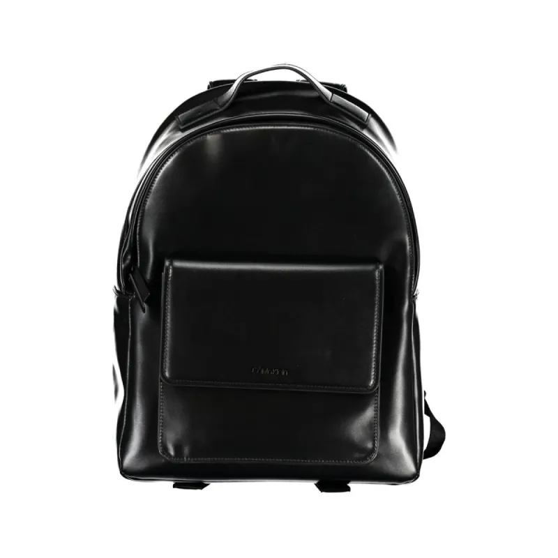 Elegant Black Urban Backpack with Laptop Compartment sold by Louxly