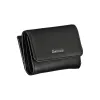 Elegant Black Polyethylene Wallet sold by Louxly
