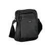 Sleek Black Recycled Shoulder Bag sold by Louxly