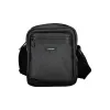 Sleek Black Recycled Shoulder Bag sold by Louxly