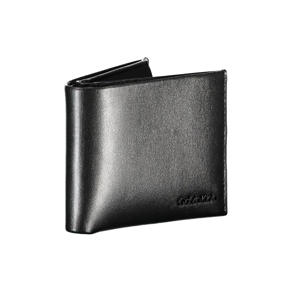 Elegant Black Leather Dual-Compartment Wallet sold by Louxly product image thumbnail 3