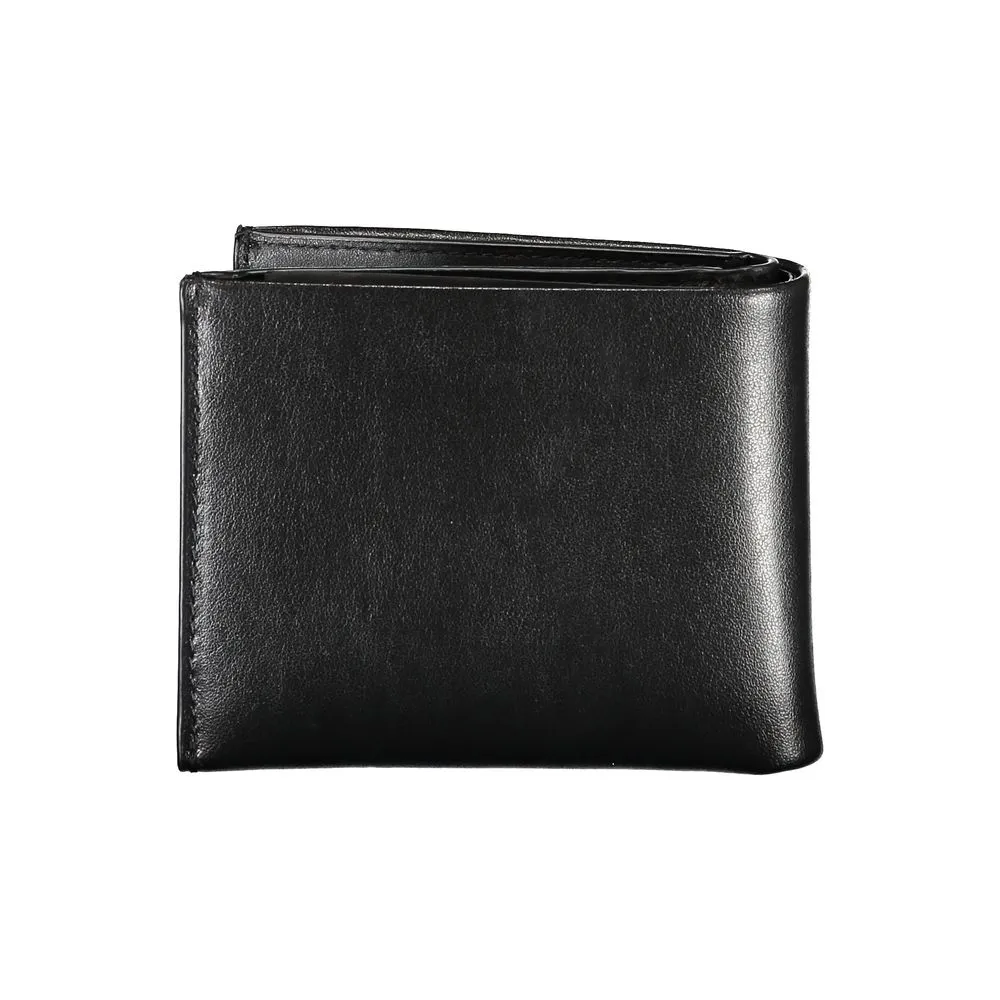 Elegant Black Leather Dual-Compartment Wallet sold by Louxly product image thumbnail 2