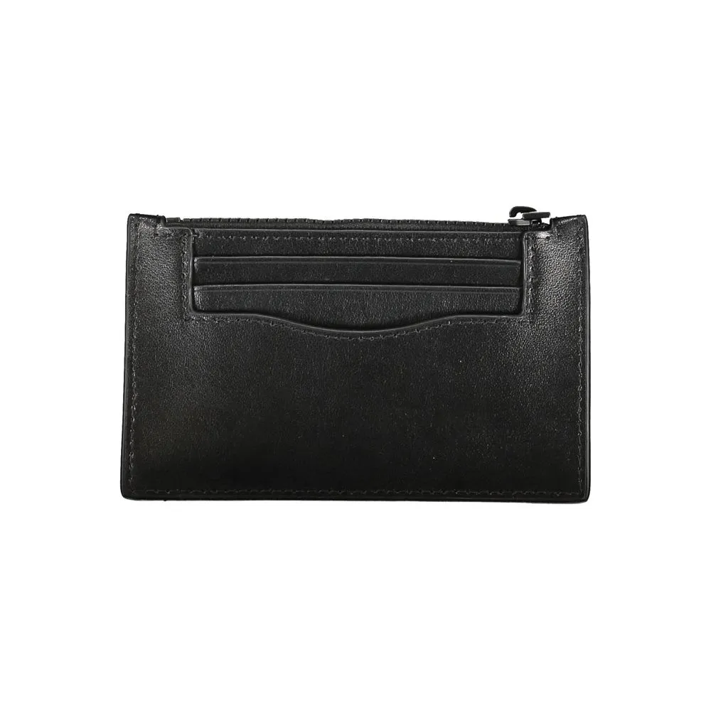 Elegant Leather Zip Wallet in Timeless Black sold by Louxly product image thumbnail 2