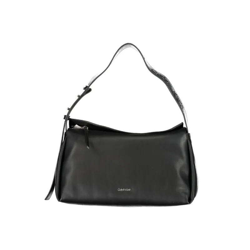 Black Polyester Handbag sold by Louxly